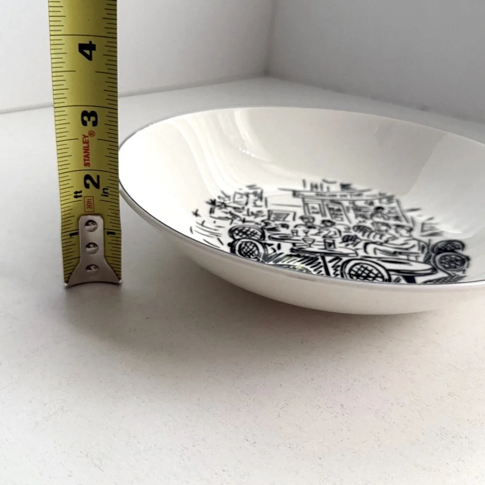 Mikasa Soup Bowl Ultima+ Super‎ Strong Fine China HK114 Parisian Scenes Design